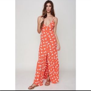 Flynn Skye Unbutton Me Fresh Maxi Dress Size M